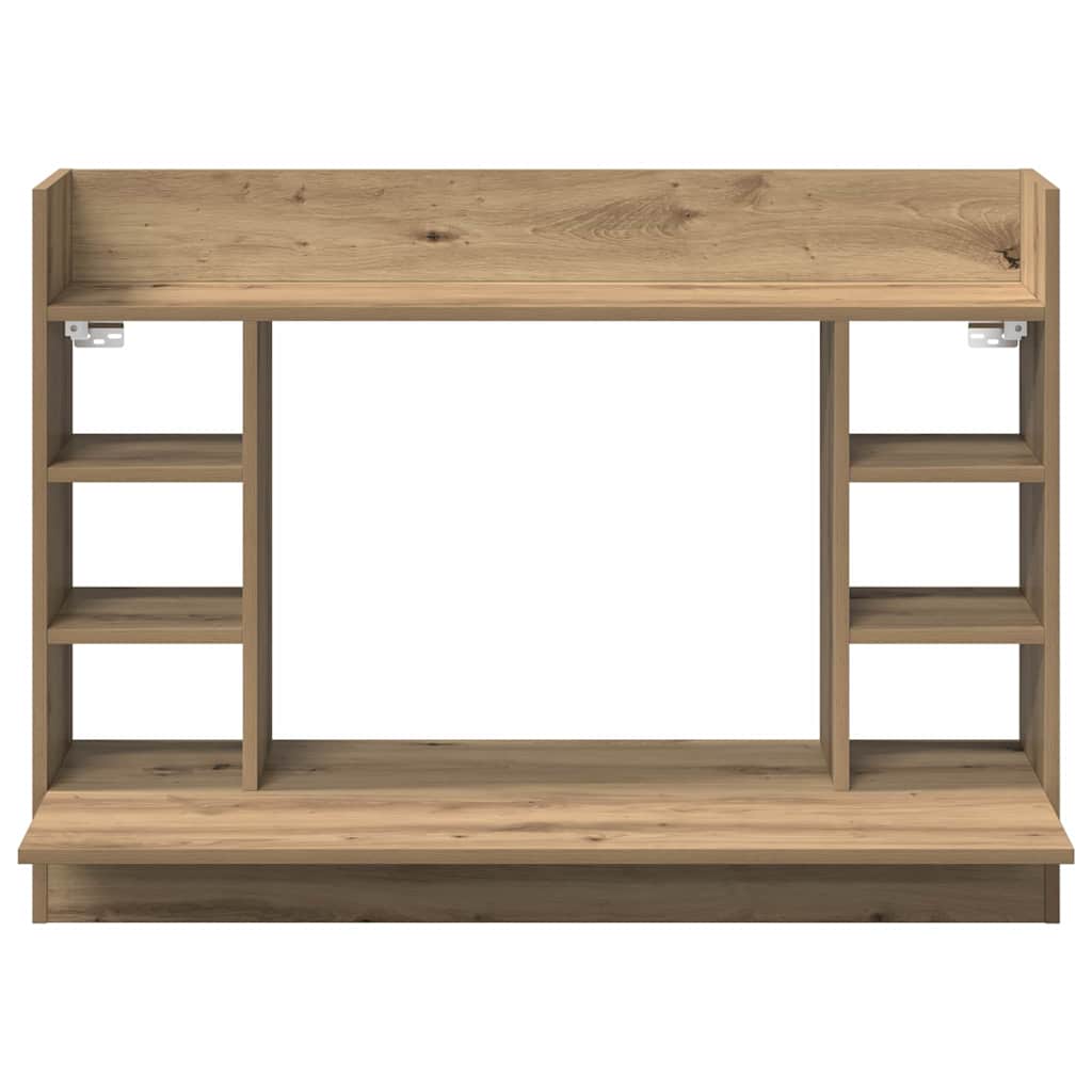 Scrivania a parete rovere artigianale 105 x 48 x 75 cm | homemem39