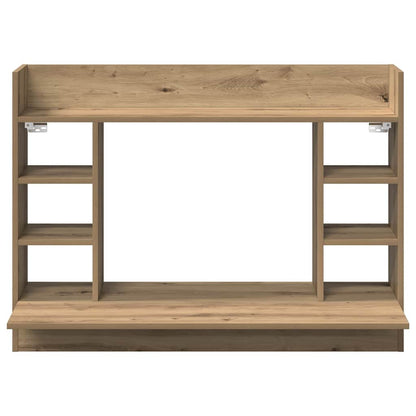 Scrivania a parete rovere artigianale Legno multistrato