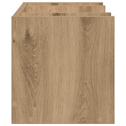 Organizzatore da scrivania Rovere nero 44,5 x 24 x 25 cm