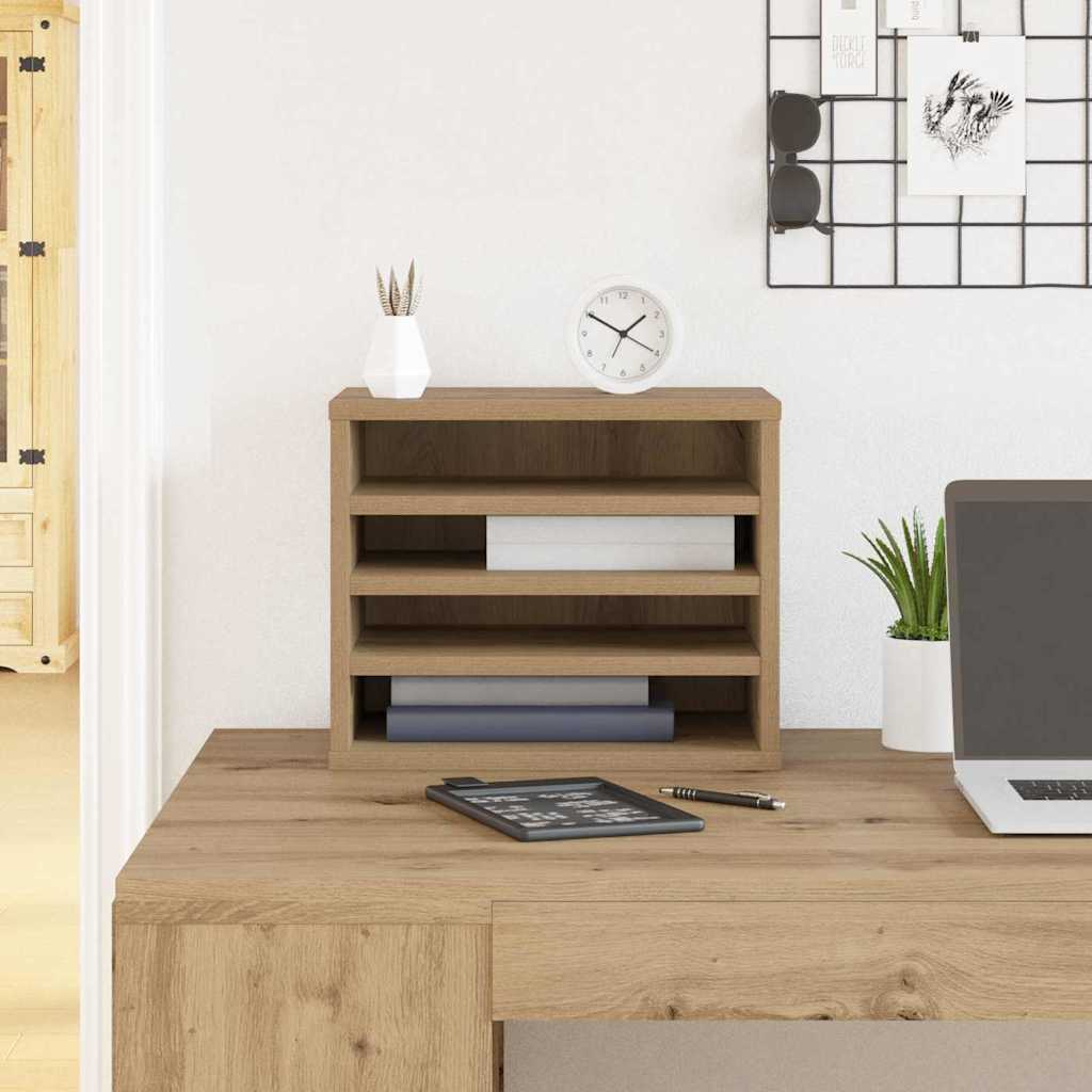Organizzatore da scrivania Rovere artigianale 36 x 26 x 29,5 cm | homemem39