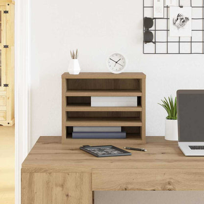 Organizzatore da scrivania Rovere artigianale 36 x 26 x 29,5 cm | homemem39