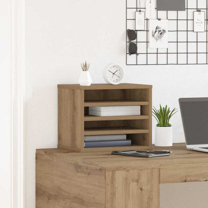 Organizzatore da scrivania Rovere artigianale 36 x 26 x 29,5 cm