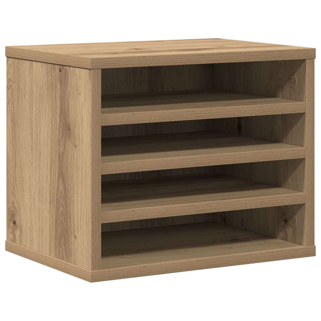 Organizzatore da scrivania Rovere artigianale 36 x 26 x 29,5 cm | homemem39
