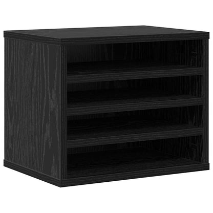 Organizzatore da scrivania Rovere Nero 36 x 26 x 29,5 cm