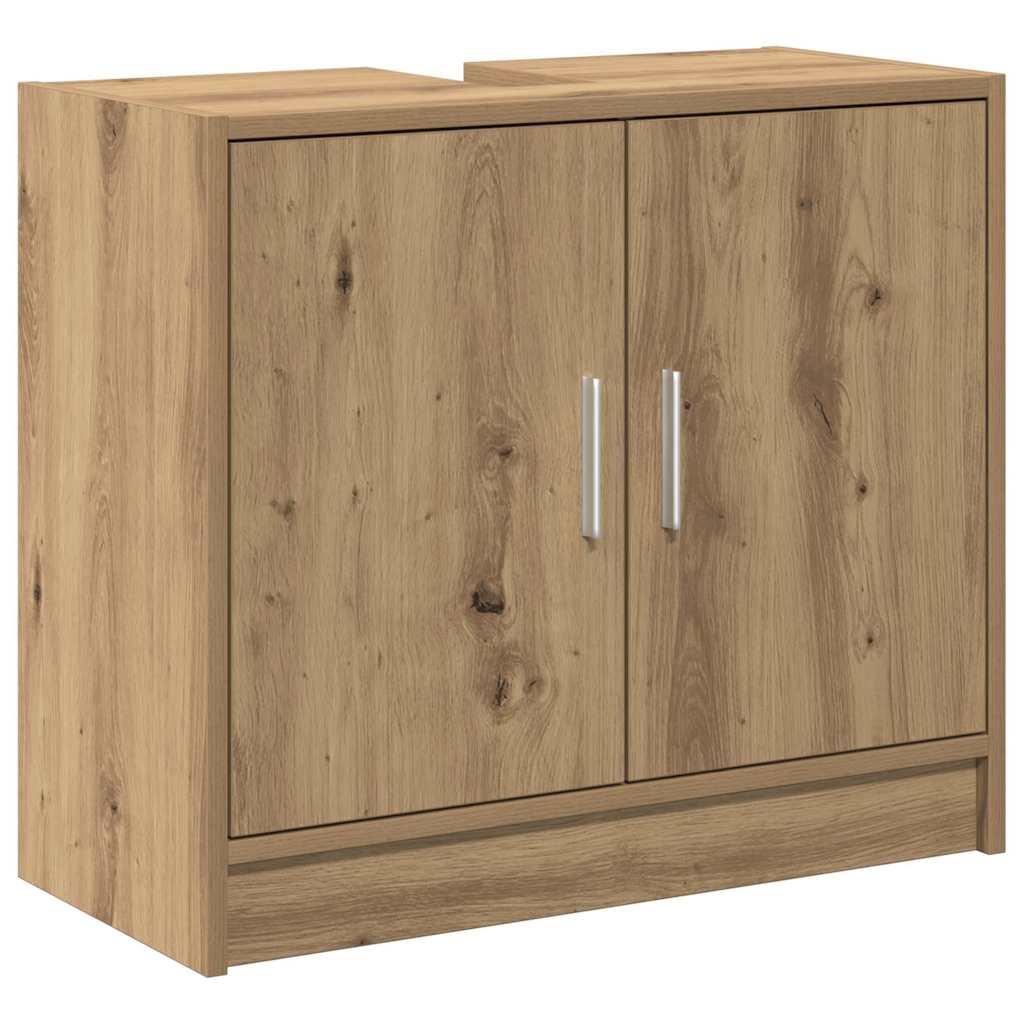 Mobile da Bagno con porta Rovere artigianale 63 x 29 x 55 cm | homemem39