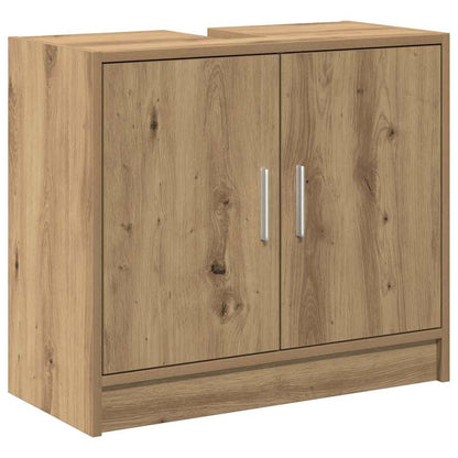 Mobile da Bagno con porta Rovere artigianale 63 x 29 x 55 cm