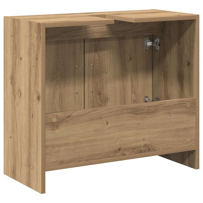 Mobile da Bagno con porta Rovere artigianale 63 x 29 x 55 cm | homemem39