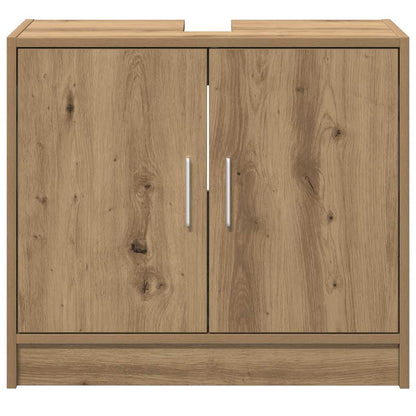 Mobile da Bagno con porta Rovere artigianale 63 x 29 x 55 cm | homemem39