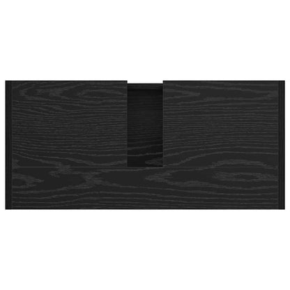 Mobile da Bagno Rovere Nero 63 x 29 x 55 cm Legno multistrato
