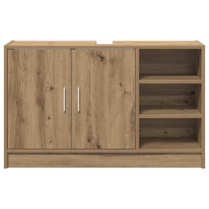 Mobile da Bagno con porta Rovere artigianale 90 x 29 x 55 cm