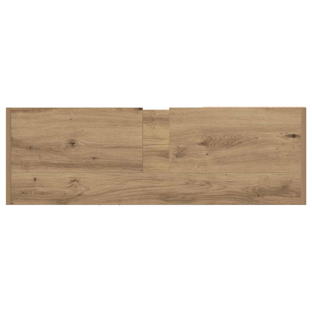 Mobile da Bagno con porta Rovere artigianale 90 x 29 x 55 cm