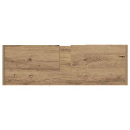 Mobile da Bagno con porta Rovere artigianale 90 x 29 x 55 cm