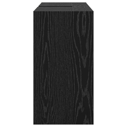 Mobile da Bagno Rovere Nero 90 x 29 x 55 cm Legno multistrato | homemem39