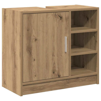 Mobile da Bagno con porta Rovere artigianale 63 x 29 x 55 cm | homemem39