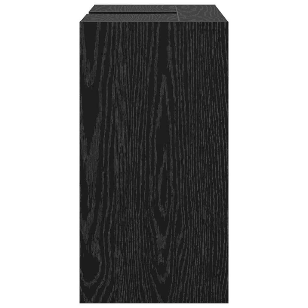 Mobile da Bagno Rovere Nero 63 x 29 x 55 cm Legno multistrato | homemem39