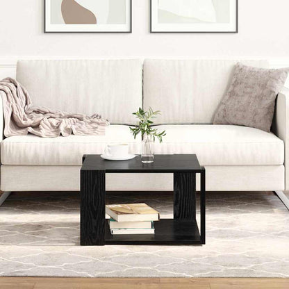 Tavolino da salotto Rovere Nero 51,5 x 51,5 x 30 cm