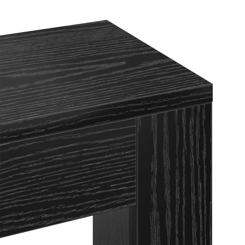 Copertura per radiatori Rovere Nero 78 x 20 x 82 cm