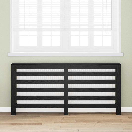 Copertura per radiatori Rovere Nero 175 x 20 x 82 cm