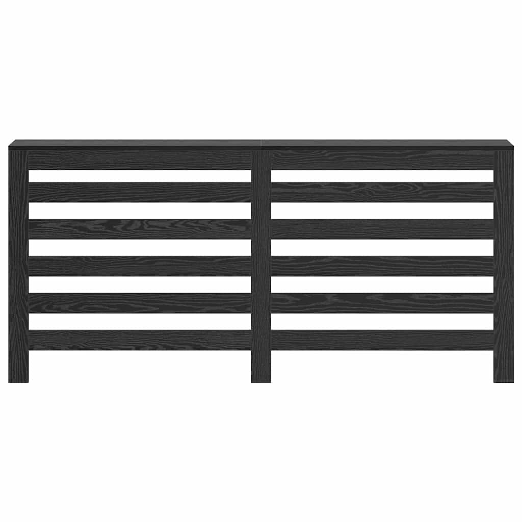 Copertura per radiatori Rovere Nero 175 x 20 x 82 cm