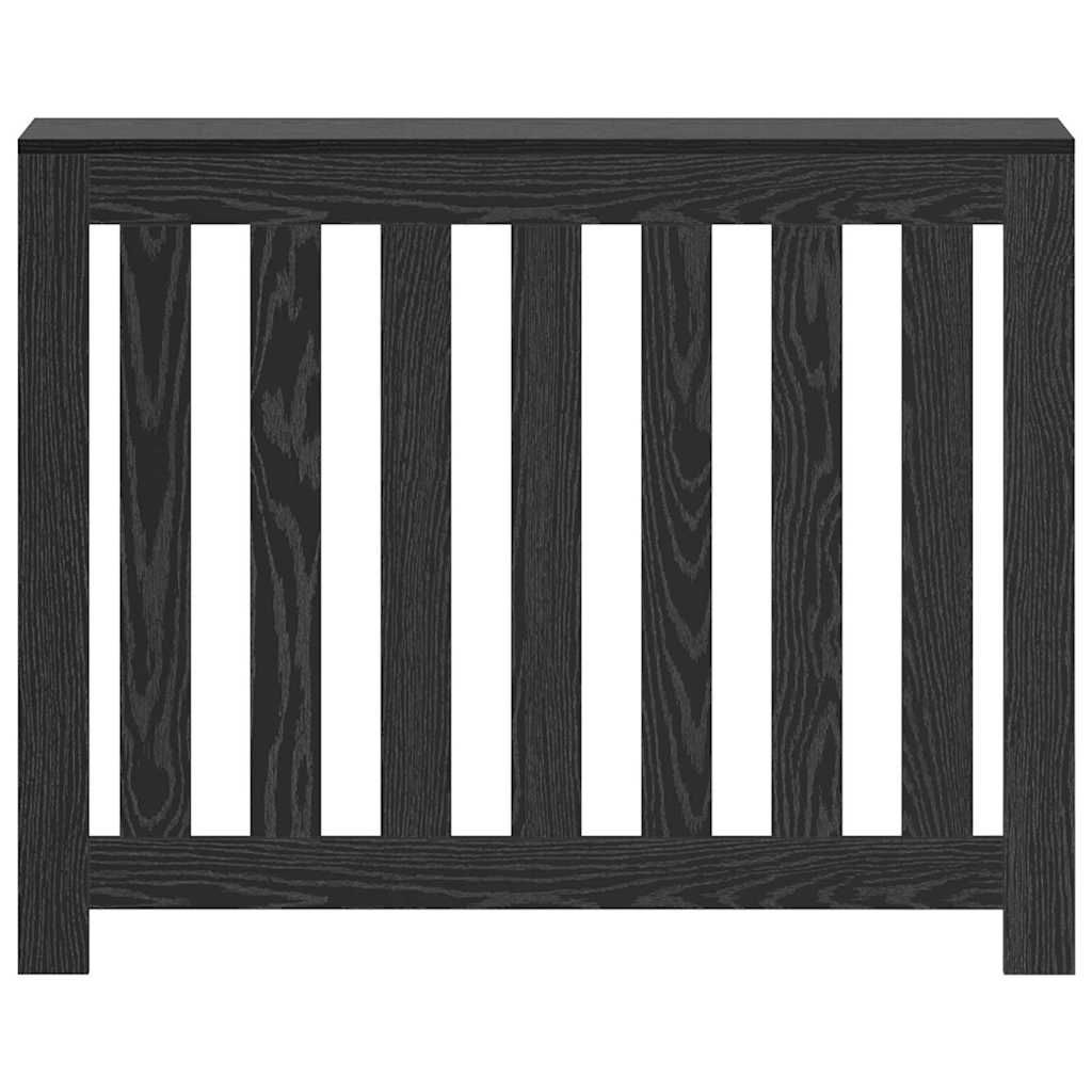 Copertura per radiatori Rovere Nero 104 x 20 x 82 cm