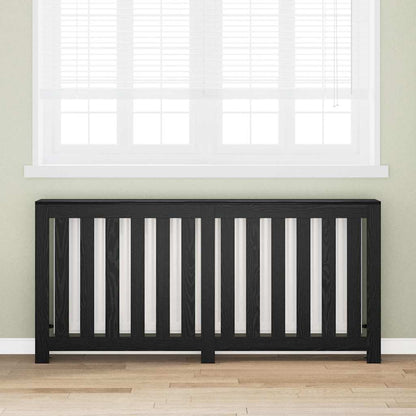 Copertura per radiatori Rovere Nero 175 x 20 x 82 cm