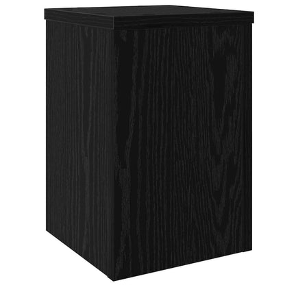 Supporto per piante 2 pcs Rovere Nero 20 x 20 x 30 cm | homemem39