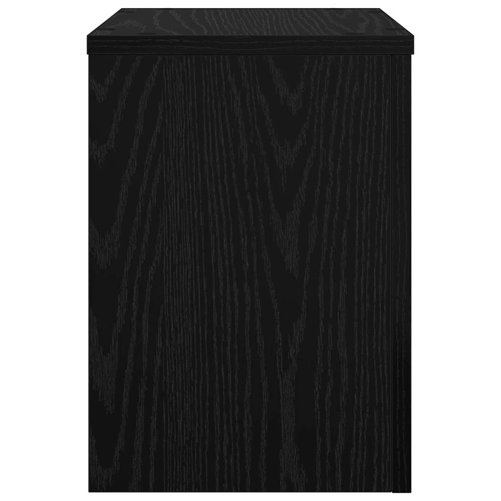 Supporto per piante 2 pcs Rovere Nero 25 x 25 x 35 cm | homemem39