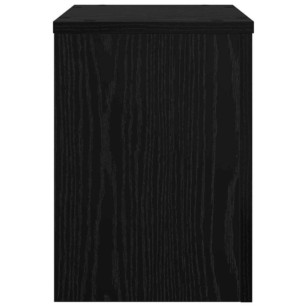 Supporto per piante 2 pcs Rovere Nero 25 x 25 x 35 cm | homemem39