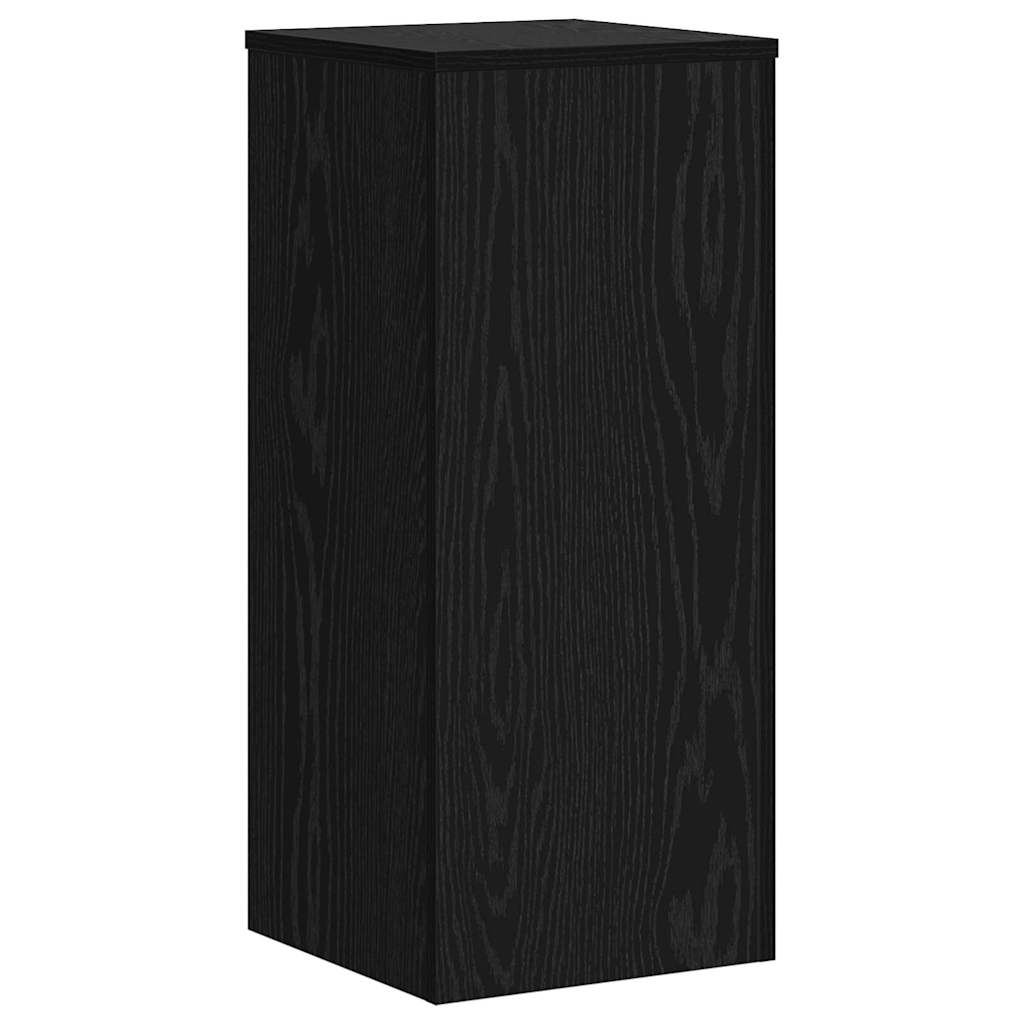 Supporto per piante 2 pcs Rovere Nero 30 x 30 x 70 cm | homemem39