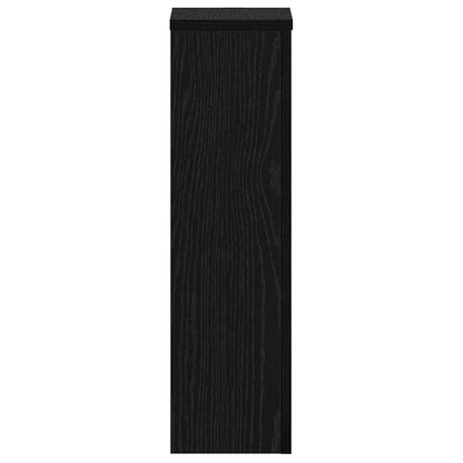 Supporto per piante 2 pcs Rovere Nero 17 x 17 x 60 cm | homemem39