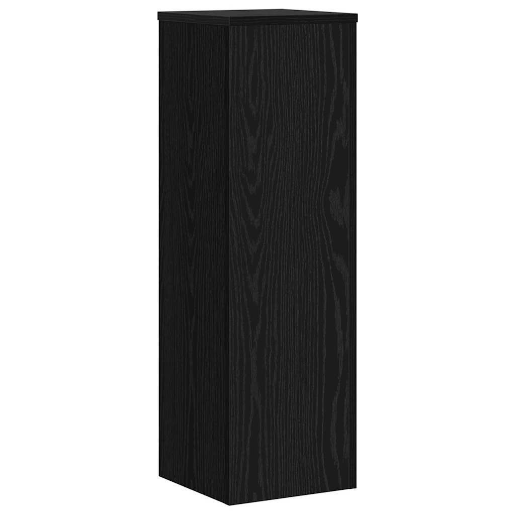 Supporto per piante 2 pcs Rovere Nero 25 x 25 x 80 cm | homemem39