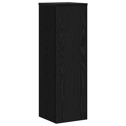 Supporto per piante 2 pcs Rovere Nero 25 x 25 x 80 cm | homemem39