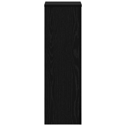Supporto per piante 2 pcs Rovere Nero 25 x 25 x 80 cm | homemem39