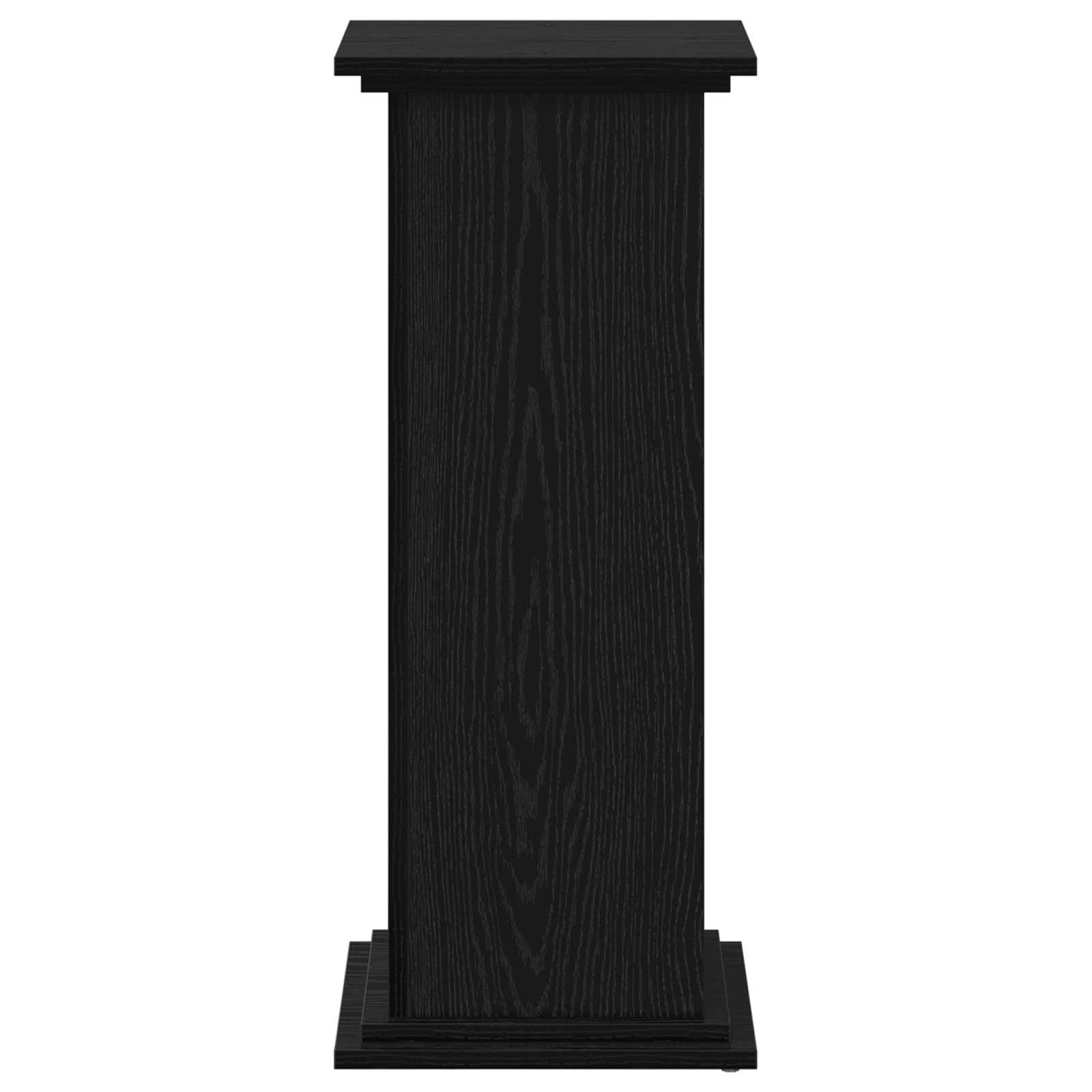 Supporto per piante Rovere Nero 33 x 33 x 80 cm | homemem39