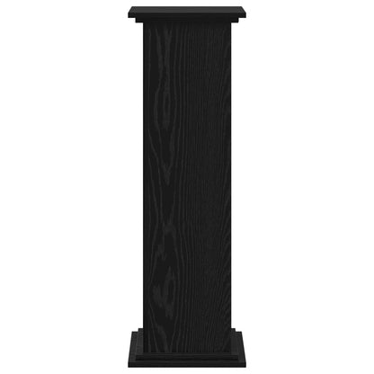 Supporto per piante Rovere Nero 33 x 33 x 100 cm | homemem39