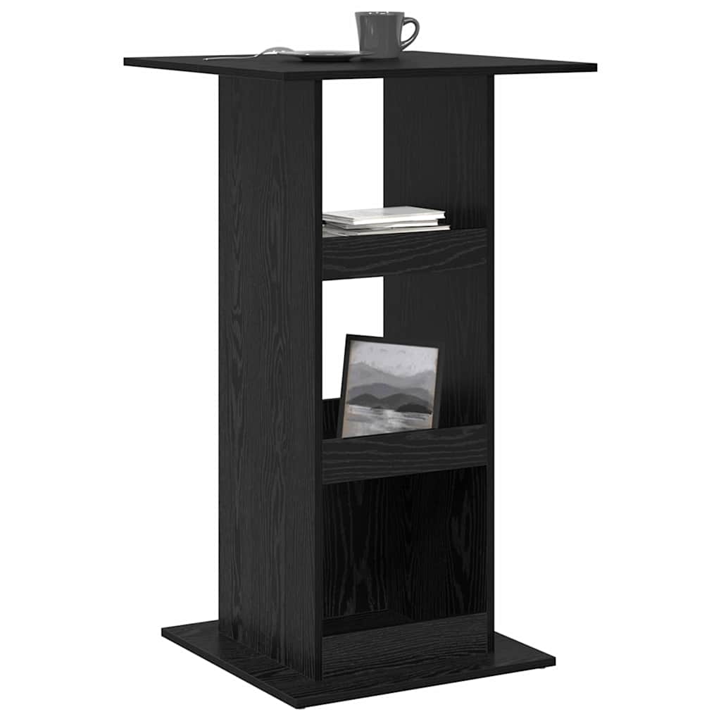 Tavolo da bar Rovere Nero 60 x 60 x 100 cm Legno multistrato | homemem39