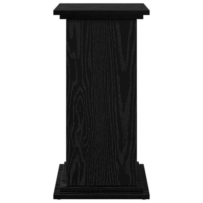 Supporto di esposizione con porta Rovere Nero 31 x 30 x 60 cm