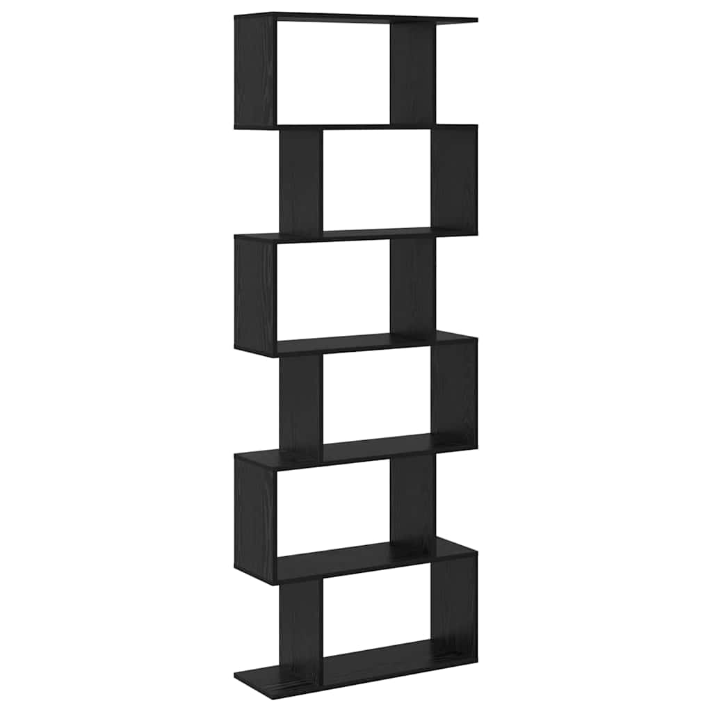Armadio per Libri Rovere Nero 70 x 24 x 193,5 cm | homemem39