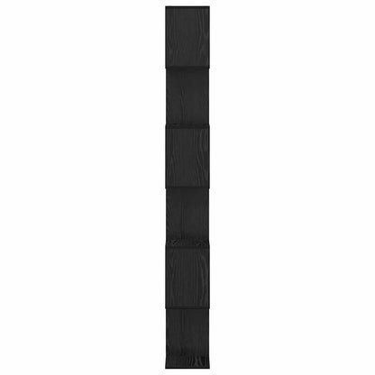Armadio per Libri Rovere Nero 70 x 24 x 193,5 cm | homemem39