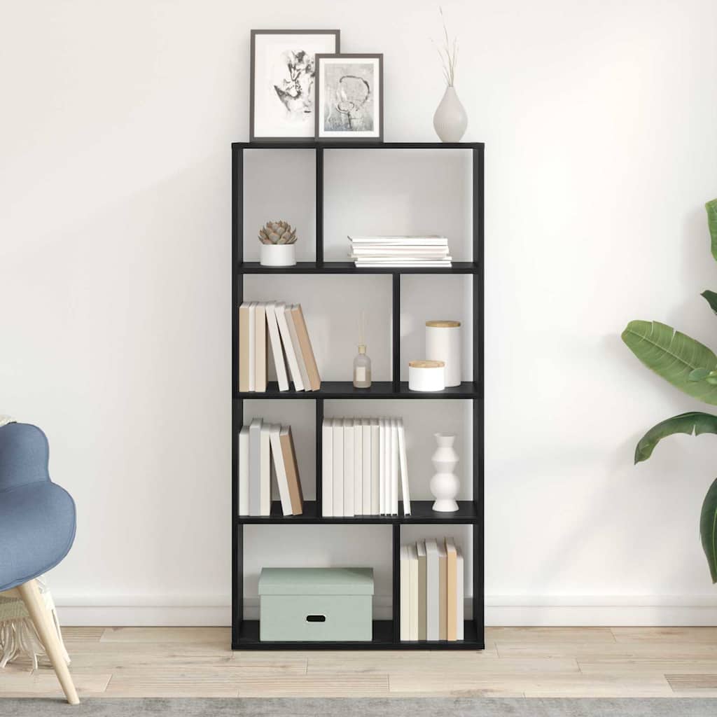 Armadio per Libri Rovere Nero 60 x 20 x 102,5 cm | homemem39