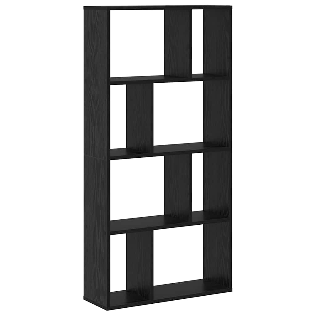 Armadio per Libri 8 livelli 60 x 20 x 120,5 cm Rovere Nero