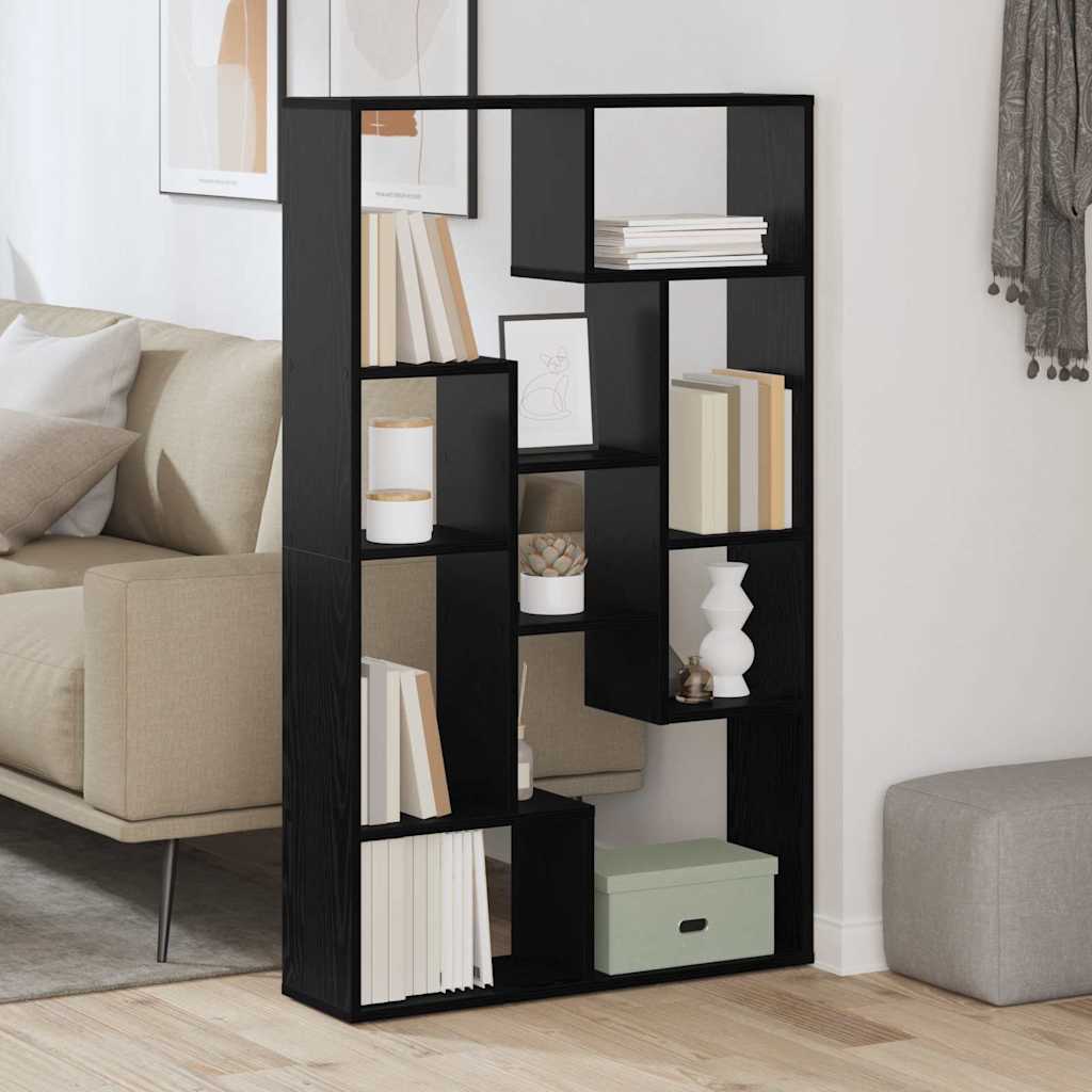 Armadio per Libri Rovere Nero 72 x 20 x 102,5 cm | homemem39
