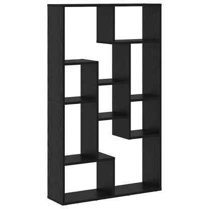 Armadio per Libri 8 livelli 72 x 20 x 120,5 cm Rovere Nero