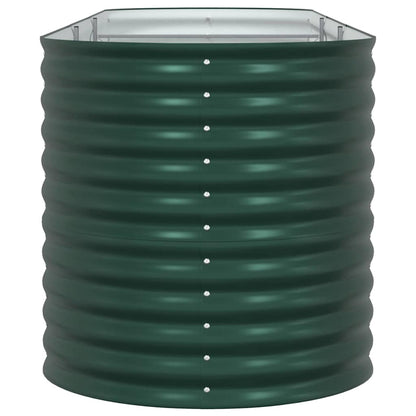 Letto rialzato da giardino Verde 320 x 80 x 81 cm Acciaio - homemem39