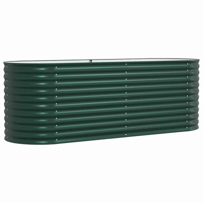 Letto Rialzato Verde 240 x 80 x 81 cm Acciaio