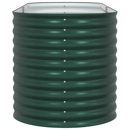 Letto rialzato da giardino Verde 240 x 80 x 81 cm Acciaio - homemem39