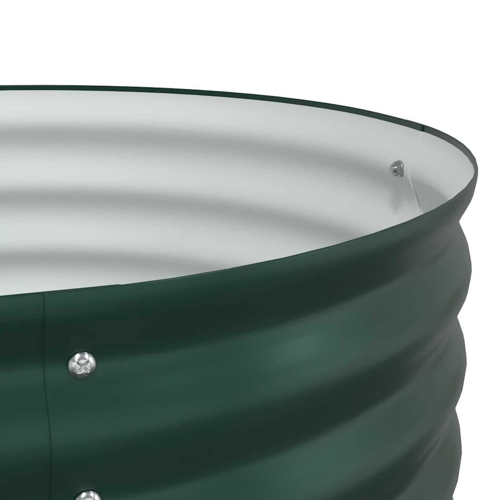 Letto rialzato da giardino Verde 160 x 80 x 81 cm Acciaio - homemem39