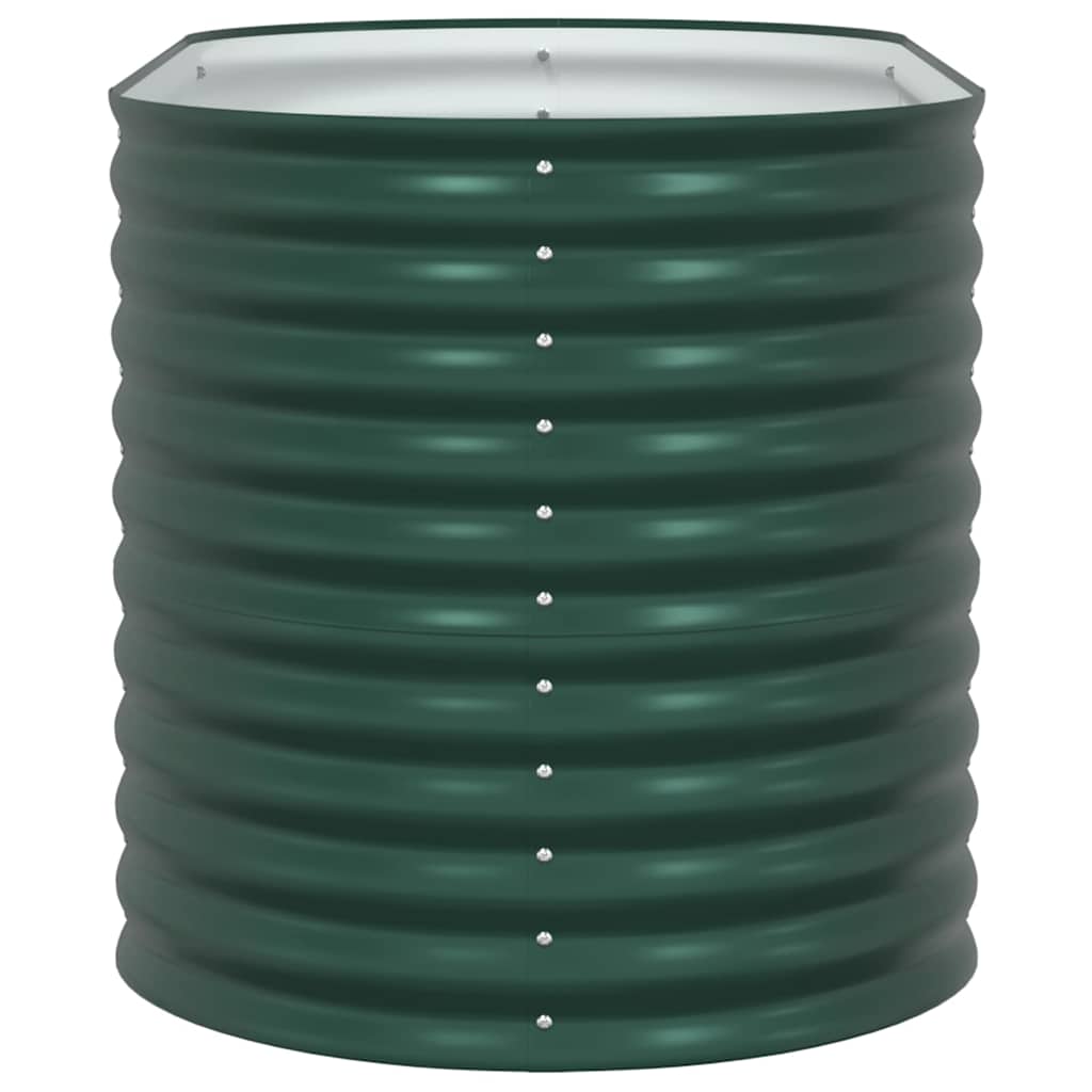 Letto rialzato da giardino Verde 160 x 80 x 81 cm Acciaio - homemem39