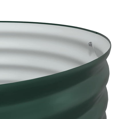 Letto rialzato da giardino Verde 80 x 80 x 81 cm Acciaio - homemem39