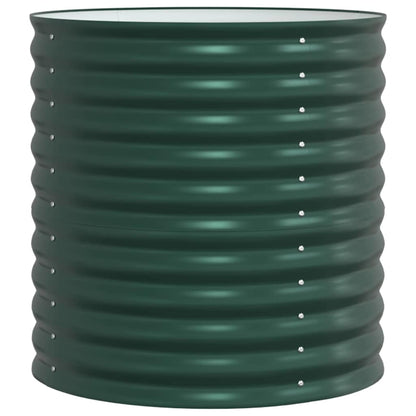 Letto rialzato da giardino Verde 80 x 80 x 81 cm Acciaio - homemem39